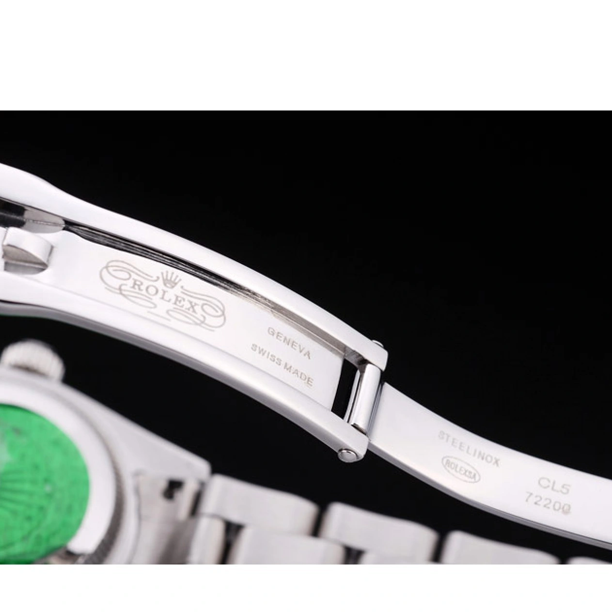 Aaa replica watch Polished Rolex Silver Datejust Bezel Diamonds Silver Dial 7474 1028